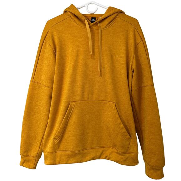 Adidas‎ Climawarm Gold Hoodie Size Large (see measurements-no size tag) - Picture 1 of 4